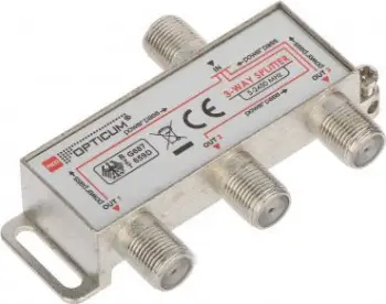 Ndarës për antenë Opticum RI-3 / 1F-SAT-OPTI, i argjendtë