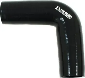 Lidhës silikoni TurboWorks Elbow 90°, 114mm, XL, i zi