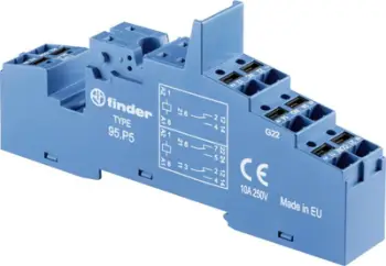 Mbajtëse relesh Finder Supp 4051/52/61, për shina 35 mm, terminale push in, plastike