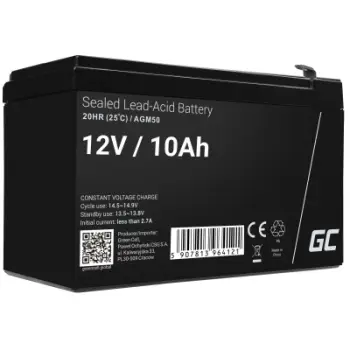 Bateri AGM Green Cell 12V 10Ah, pa mirëmbajtje, e zezë