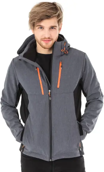 Xhaketë softshell për meshkuj Outhorn, Hydropile Soft, madhësia 2XL, gri