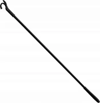 Shkop me grep për rroba Wenko Herkules, 76 cm, çelik inox dhe plastikë, i zi