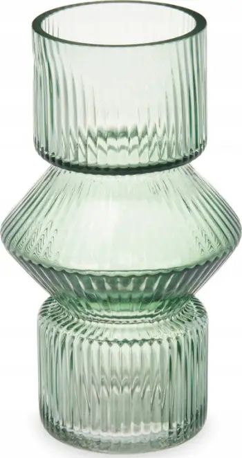 Vazo qelqi Giftdecor Ray 1-Body, dekorative, jeshile