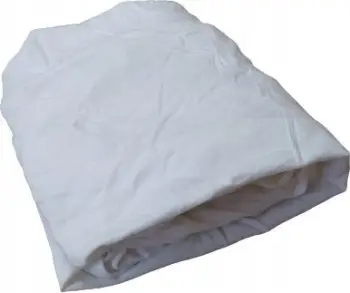 Çarçaf me lastik Träumeland Tencel Junior, 100% Tencel, për krevat fëmijësh, i bardhë