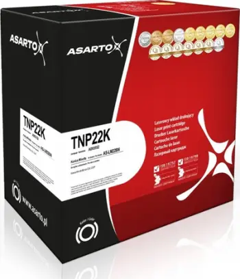Toner Asarto për Konica Minolta TNP22K A0X5152, Bizhub C35 C35p, i zi