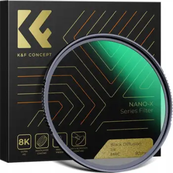 Filter fotografik K&amp;F Concept Nano X Black Diffusion, 52mm, Grade 1/4, i zi