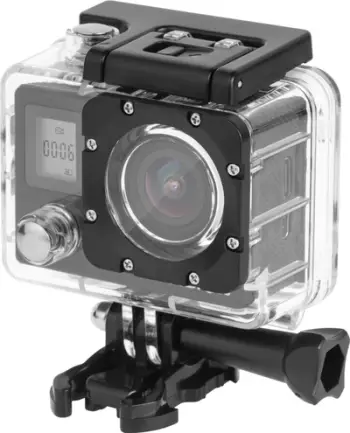 Kamerë sportive Kruger&amp;Matz Vision L400, 4K, 30m rezistente ndaj ujit, e zezë