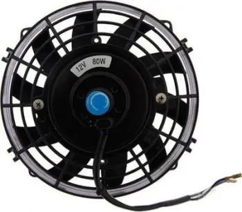 Ventilator ftohës makine TurboWorks 7", 12V, 80W, i zi