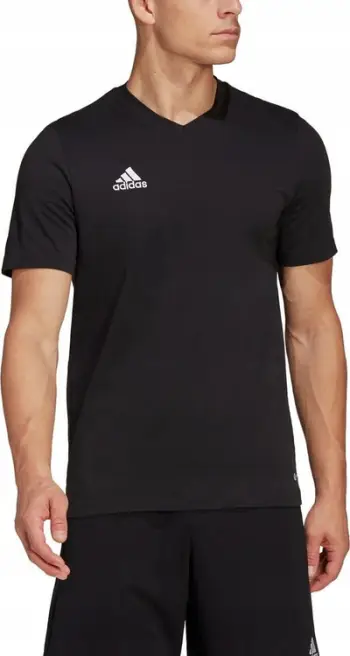 Bluzë adidas Entrada 22 Tee M HC0448, pambuk, e zezë