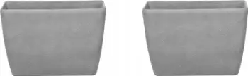 Set vazo lulesh BARIS, 2 copë, 60 x 27 x 41 cm, gri guri
