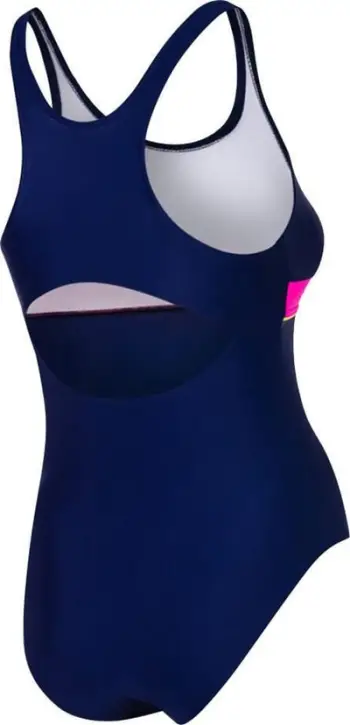 Kostum noti për vajza Aqua-Speed Emily Jr, njëpjesësh, UPF 50+, blu e errët