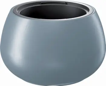Vazo lulesh Conforama Freze Pot, ovale, 55L, gri e çelët