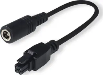 Kabllo furnizimi Teltonika PR2PD01B, 4 pin, 0.1 m, e zezë