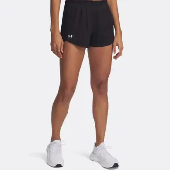 Pantallona të shkurtra sportive Under Armour Tech Play Up Mesh për gra, madhësia M, të zeza