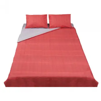 Set mbulesa krevati Heinner Home King, 200x220 cm, pambuk 100%, tullë gri