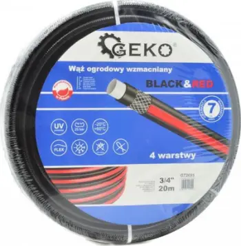 Zorrë ujitëse Geko Garden Water Hose Premium, 4 shtresa, 3/4" 30m, jeshile