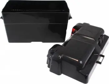 Kuti baterie MTuning F Battery Box Enclosure, 350x200x180mm, dalje USB 3.1A, e zezë