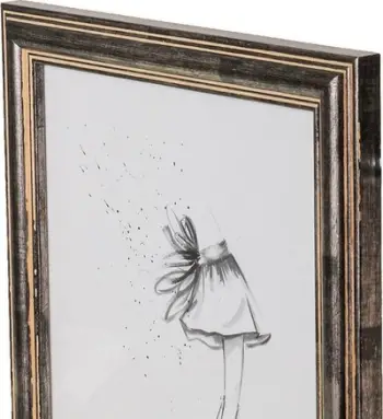 Kornizë fotografish Tango Wood Steel, 20x30cm, xham i vërtetë, gri çelik