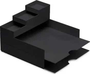 Kuti organizuese Moxom Storage Box, set me sirtarë, 320x260x60mm, e bardhë