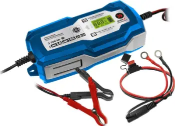 Karikues akumulatorësh Dedra Microprocessor Charger 10A, LCD, 6/12V 3-200Ah, për bateri LFP