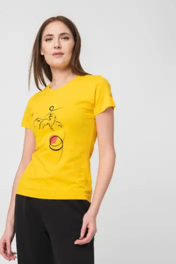 Bluzë femrash Cal Pegas, casual, XS, e verdhë