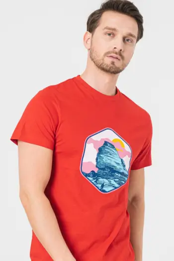 Bluzë PEGAS Casual Sphinx Men, për meshkuj, M, e kuqe