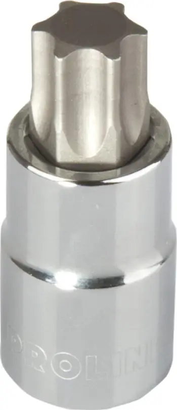 Bit dops TORX Proline T10, 1/4", 37mm, metalik