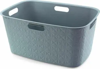 Shportë rrobash Softex 45L, dizajn thurje, material i ricikluar, jeshile