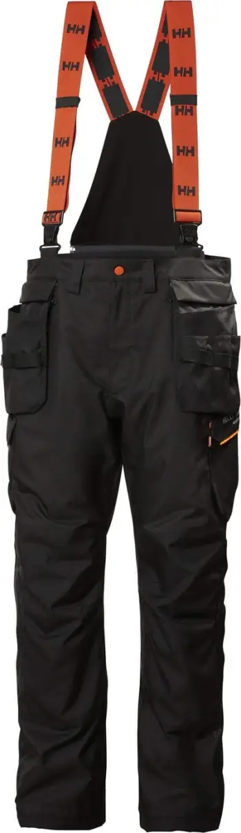Pantallona pune Helly Hansen Kensington Winter Cons, të papërshkueshme nga uji, me rripa, të zeza