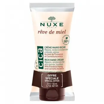 Set krem për duar Nuxe Rêve De Miel, 2 x 50 ml