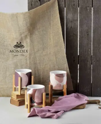 Set jastëkësh dekorativë DEUTZIA, 45x45cm, pambuk, portokalli