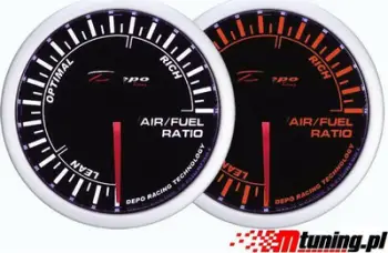 Tregues AFR DRacing Depo WA, 60mm, ndriçim i bardhë qelibar, i zi