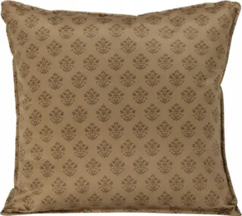 Jastëk dekorativ Home Styling Collection Ornament, 45x45 cm, bezhë