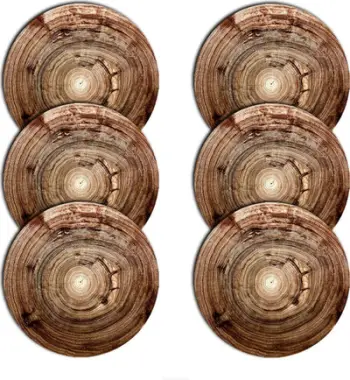 Set nënpjata Bertoni Kempas EE111, 6 copë, rrethore 33cm, shumëngjyrëshe