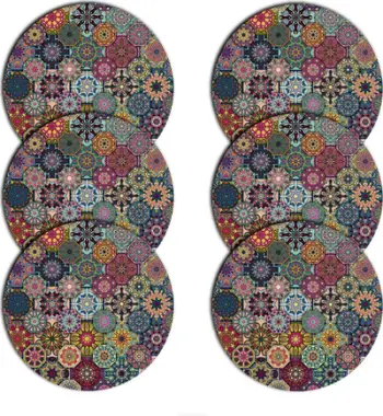 Set nënpjata tavoline Bertoni Valencia, 6 copë, rrumbullakëta 33 cm