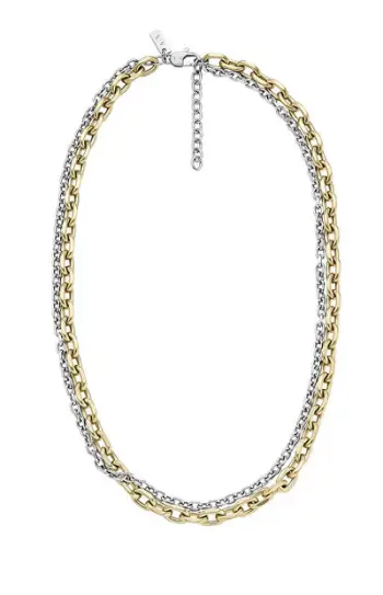 Qafore për meshkuj Armani Exchange AXG0160710, e artë/argjendtë