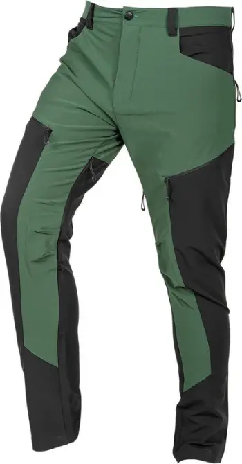 Pantallona pune Neo Outdoor, material 4 way stretch, masa S, jeshile me gri