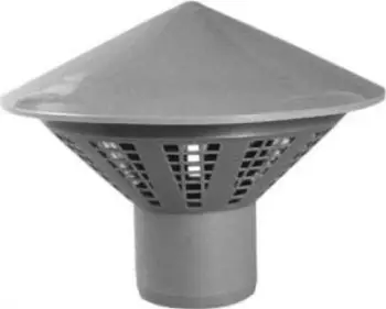 Kapak ventilimi Intersano Vent Cap 50, për tuba 50 mm, gri