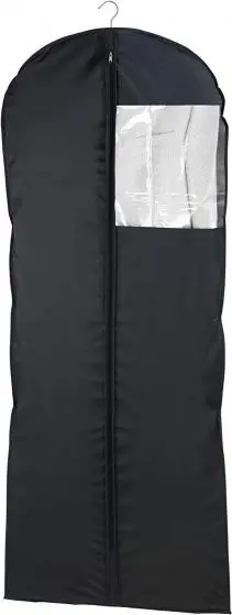 Qese mbrojtëse për rroba Wenko Garment Bag, plastikë PEVA, e zezë e thellë