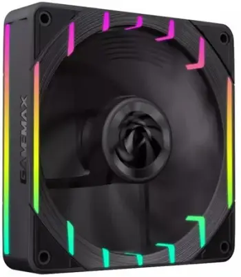 Ventilator kasë Gamemax Tornado T12 ARGB R, 120mm, PWM 4 pin, i zi