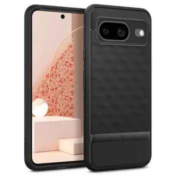Mbulesë telefoni Spigen Caseology Parallax për Google Pixel 8, TPU, rezistente ndaj rënieve, e zezë mat