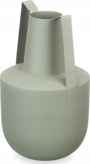 Dekor vezë plastike MFP, 6cm, set 6 copë, ari dhe e bardhë