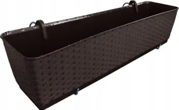 Vazo varëse Conforama Ratolla P, 59cm, me grep mbajtës, okër e errët