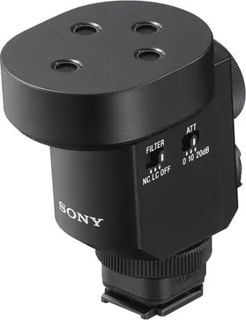 Mikrofon shotgun Sony ECM-M1, për kamera, i zi