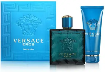 Set parfum për meshkuj Versace Eros, 2 copë, blu