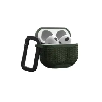 Këllëf mbrojtës UAG Metropolis Ballistic ARMR për AirPods 3rd Gen, kompatibil me MagSafe, jeshile ulliri
