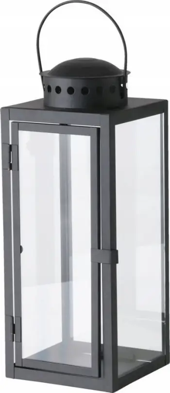 Fanar dekorativ Ferro, metal xham, 33cm, i zi