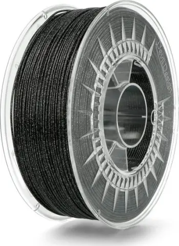 Filament 3D Devil Design PETG Galaxy Black, 1.75mm, 1kg, i zi me shkëlqim