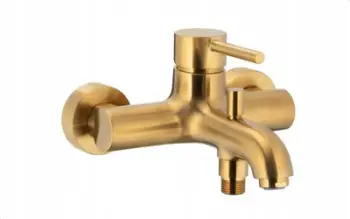 Rubinet vaskë Moza, i murit, bronzi, gold i furçuar