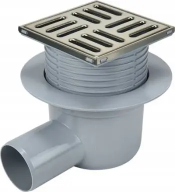 Grykë kullimi dyshemeje inox MPN 50, e rregullueshme, dalje anësore 50 mm, çelik inox